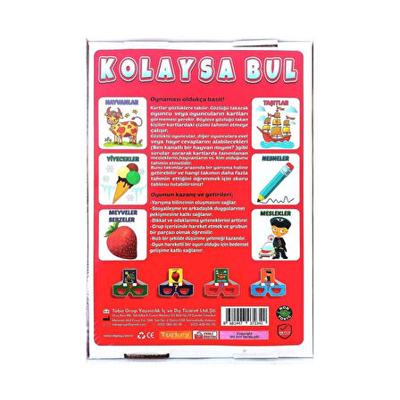 Nessiworld  1631550 Kolaysa Bul Tahmin Etme Oyunu -Dıytoy