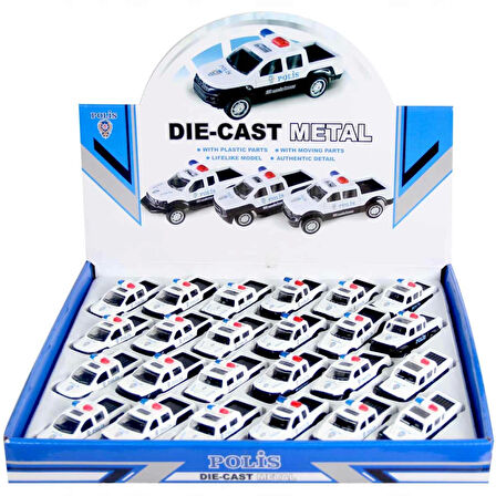 Nessiworld  Çek Bırak Metal Polis Pickup Aracı