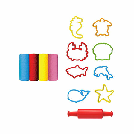 Nessiworld 03684 Art Craft Deniz Hayvanları Hamur Set 200 gr