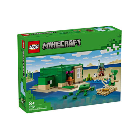 NessiWorld 21254 LEGO® Minecraft® Kaplumbağa Plaj Evi 234 parça +8 yaş