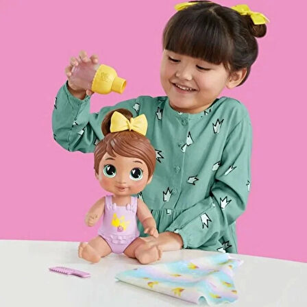 NessiWorld Baby Alive Bebeğimle Şampuan Eğlencesi Esmer F9120
