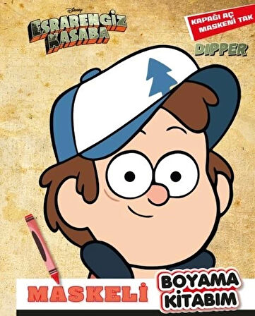 NessiWorld Disney Esrarengiz Kasaba Maskeli Boyama Dipper