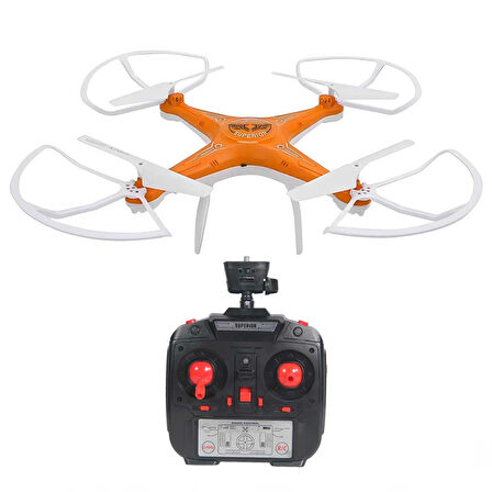 NessiWorld F661 Drone 6 Kanal Kumandalı Wi-Fi Kameralı Quad Copter