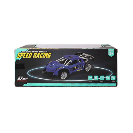 NessiWorld BY908-21B Kumandalı Şarjlı Speed Racing Araba 1:18 21 cm -Canem Oyuncak