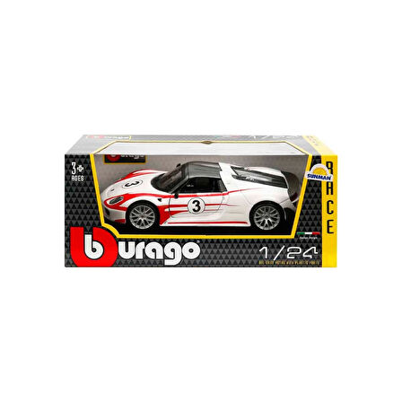 Bburago 1:24 Porsche 918 Spyder Model Araba 18-28009