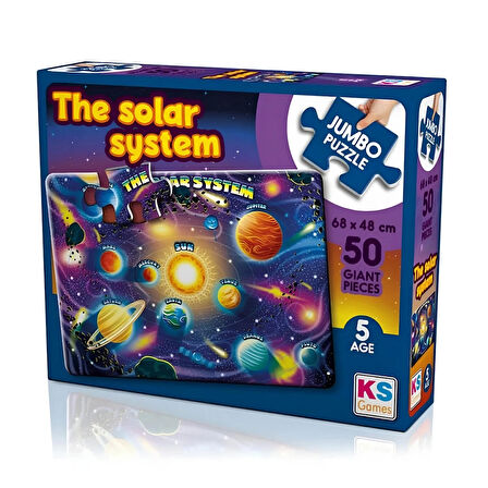 NessiWorld KS Games Solar Sistem Gezegen 50 Parça Puzzle