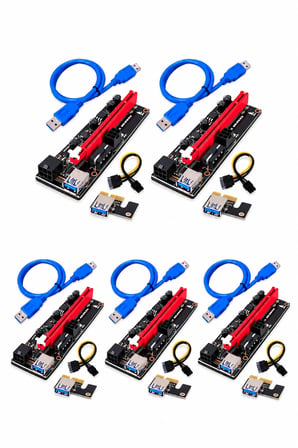 Riser Harici Ekran Kartı Pcie 1x To 16x V.009s 10'Lu Set