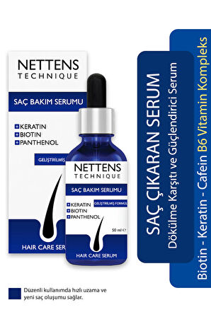 Nettens Saç Dökülmesine Karşı Güçlendirici Hızlı Saç Uzatan Saç Çıkaran Gürleştirici Saç Bakım Serumu
