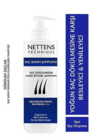 Nettens Saç Dökülmesine Karşı Hızlı Saç Uzatan Seboreik Dermatite Karşı Güçlendirici Procapil Biotin Şampuan