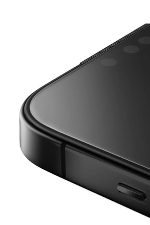 Nevamel® iPhone 14 Pro Ekran Koruyucu Kırılmaz Cam Çıtalı Koruyucu (1431)