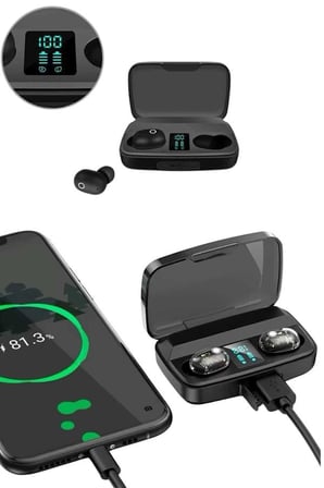 Nevamel Yeni Nesil TWS Kablosuz Kulaklık Güçlü Batarya Yüksek Kalite Bluetooth 5.0 ANC Özelliği