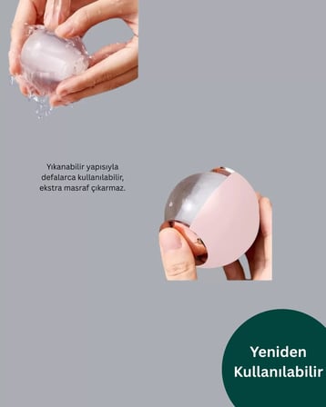 Nevamel® Kompakt ve Taşınabilir Tüy Temizleme Topu – Su ile Kolay Temizlik
