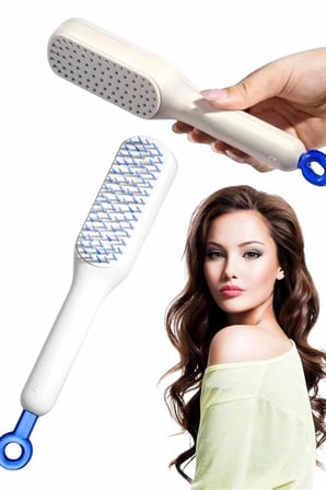 Nevamel® Kendi kendini Temizleyebilen Hijyenik Saç Fırçası Anti-Statik Teknolojisi
