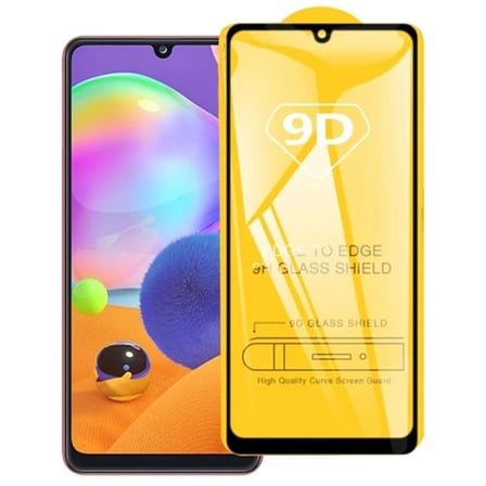 Nevamel ALLY SM Galaxy A31 9D Full Glue Tempered Cam Ekran Koruyucu-(5775)