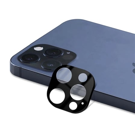 Nevamel İPhone 12 Pro Max 6.7 3D full Kaplama Tempered Cam Kamera Koruyucu-(5775)