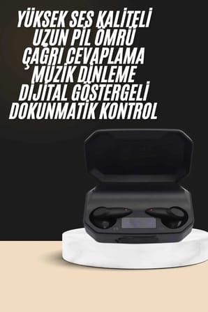Nevamel® Kulak İçi Bluetooth Kulaklık Rgb Işıklı Çift Mikrofonlu iOS/Android Uyumlu BT 5.2 Yeni Nesil