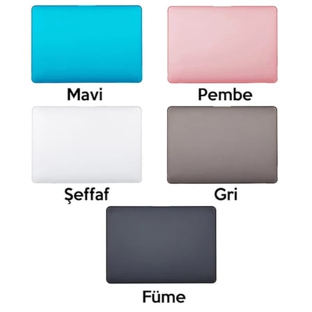 Nevamel Macbook Air 13 A1369/A1466  Kristal Kapak Koruma Kılıf-(5775)
