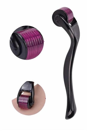 Nevamel Titanyum Uçlu Derma Roller 540 İğneli 1 mm Gözenek Azaltıcı Akne İzlerine Uygun
