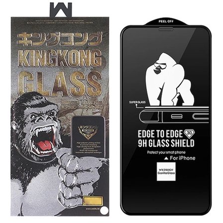 Nevamel WK İPhone 11 Pro 5.8 XS-X  Kingkong Curved Tempered Cam Ekran Koruyucu-(5775)