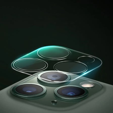Nevamel iPhone 12 6.1 Pro Full Tempered Kamera Koruyucu Kırılmaz Cam-(5775)