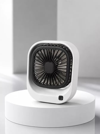 Nevamel® Şarjlı Masaüstü Fan 3 Kademeli Hız Ayarlı Güçlü Hava Akışı