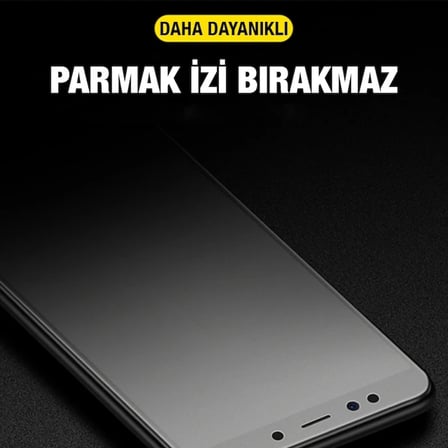 Nevamel ALLY İPhone 13 Pro Max 6.7inç Full Glue Matte Tempered Cam  Ekran Koruyucu-(5775)