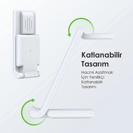 Nevamel Duzzona 15W Katlanır 3 in 1 Telefon Kulaklık Saat Kablosuz Şarj Standı-(5775)