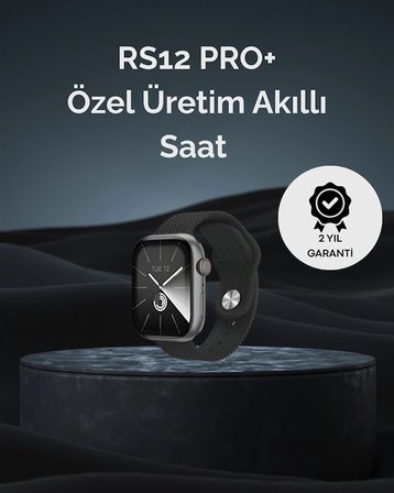 Nevamel RS12 PRO+ 2025 Serisi Uzun Şarj Süreli Garantili Full Ekranlı Özel Üretim Akıllı Saat – 2GB Hafıza AMOLED GPS Sesli Arama