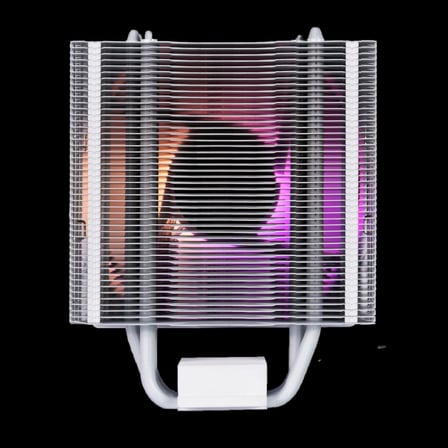 Nevamel® GAMDIAS BOREAS E1-410 WH White Edition 120mm CPU Kule Tipi Hava Soğutma Doğrudan Temas Teknolojisine Sahip 4 adet Gelişmiş Bakır Isı Borusu (AMD AM4-AM5 ve INTEL Tüm işlemciler ile uyumlu)(1923)