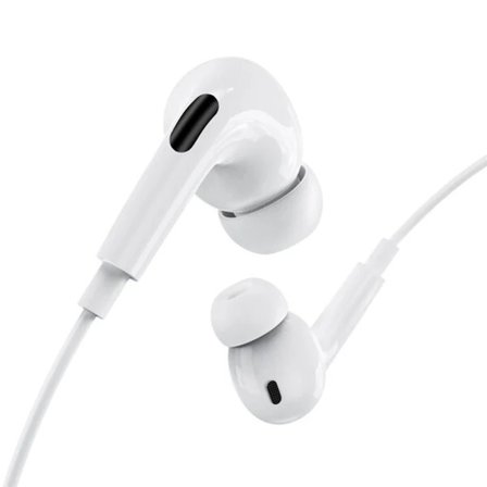 Nevamel HOCO M111 Pro Primero Lightning Kulakiçi Mikrofonlu Kablolu Kulaklık-(5775)