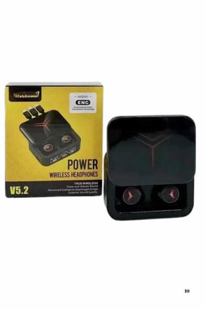 Nevamel Kablosuz Şarj Göstergeli Powerbank Özellikli Bluetooth Kulaklık Çağrı Cevaplayabilen