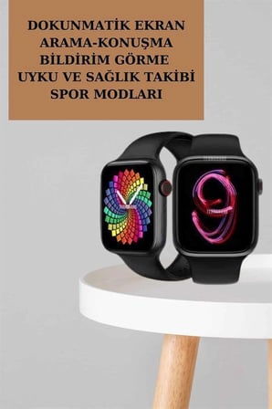 Nevamel® Powerbank Bluetooth Kulaklık Ve Yeni Model Akıllı Saat Seti ANC Özelliği Dokunamatik