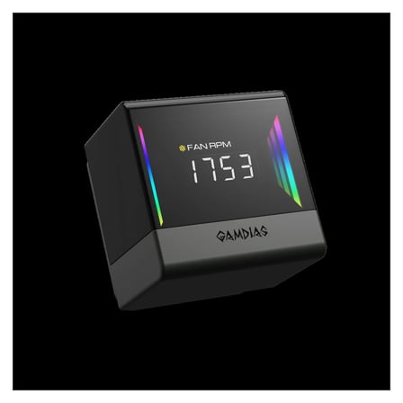 Nevamel® GAMDIAS CHIONE E4-240 240mm ARGB 2 Fanlı Dijital Ekran CPU Sıvı Soğutma(1923)