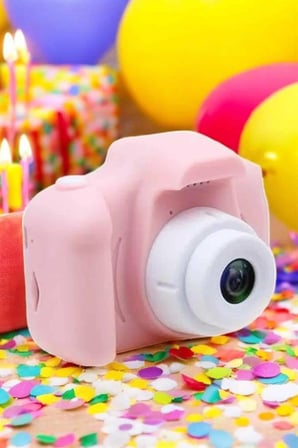 Nevamel Çocuk Kamerası Dijital 1080P HD Kaliteli Mini Fotoğraf Makinesi Profesyonel