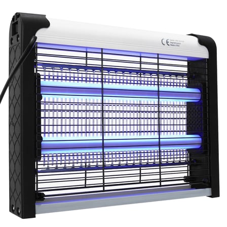 Nevamel® ASONIC AS-A28 Siyah 4W 2000V Masaüstü Zincir Askılı 2adet UV Mor Işıklı Siyah Kasa Sinek Öldürücü(1923)