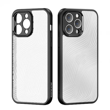 Nevamel Dux Ducis iPhone 14 Pro Aimo Series Premium Buzlu Sert PC-TPU Kılıf-(5775)
