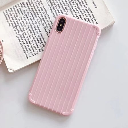 Nevamel Ally iPhone XS İPhone X Trunk Lines ince Soft Silikon Kılıf-(5775)