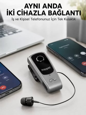 Nevamel® Mikrofonlu ve Ses Kontrollü Kablosuz Kulak İçi Kulaklık