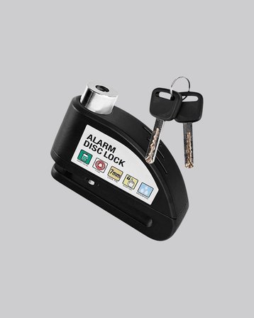 Nevamel® Anti Hırsızlık 110 dB Alarm Disk Fren Kilidi Suya Dayanıklı Çelik Güvenlik Kilidi