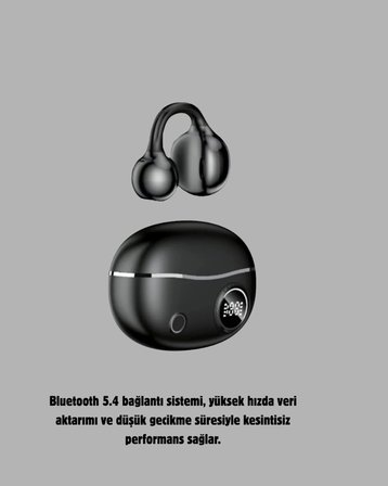 Nevamel® Açık Tasarım Spor Kulaklık Hafif Silikon Kaplama APTX Ses Teknolojili