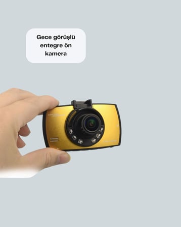 Nevamel® HD Araç Kamerası 2.7 İnç Ekran G Sensor Destekli