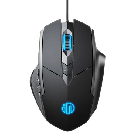 Nevamel İNPHİC W1 Sessiz Tıklama Özellikli Ergonomik Kablolu Oyun Mouse Fare 1200/7200DPI-(5775)