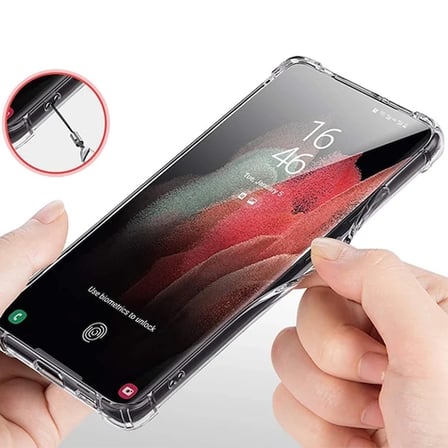 Nevamel SM Galaxy S21 Ultra - S30 Ultra Shockproof Darbe Emici Silikon Kılıf-(5775)