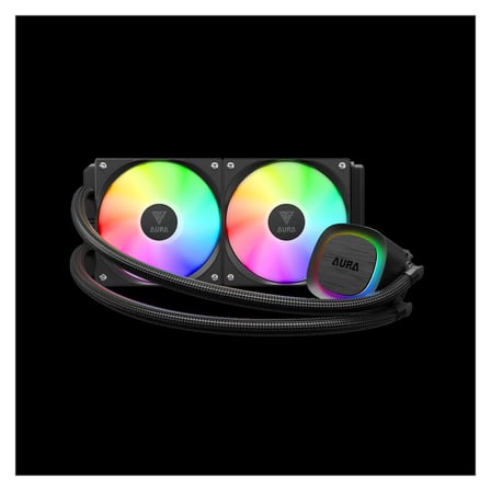 Nevamel® GAMDIAS AURA GL240 V2 240mm RGB 2 Fanlı CPU Sıvı Soğutma(1923)