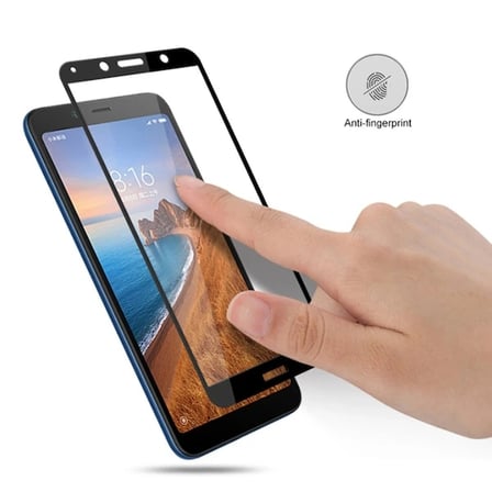 Nevamel Xiaomi Redmi 7A 3D Full Kaplama Kırılmaz Cam Ekran Koruyucu-(5775)