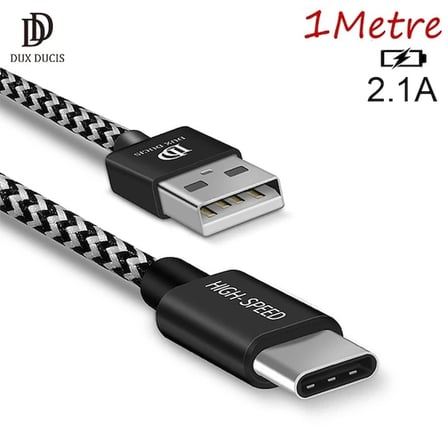 Nevamel DUX DUCIS Usb Type C Kopmaz Yırtılmaz Usb kablo Hızlı Şarj 1 metre-(5775)