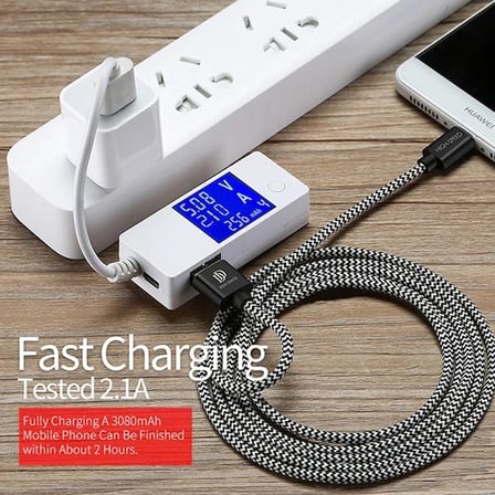 Nevamel DUX DUCIS Usb Type C Kopmaz Yırtılmaz Usb kablo Hızlı Şarj 1 metre-(5775)