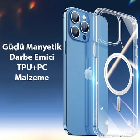 Nevamel Dux Ducis Clin Mag Series iPhone 12 - 12 Pro 6.1 Magsafe Uyumlu Manyetik Silikon Kılıf-(5775)