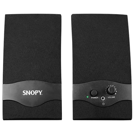 Nevamel® SNOPY SN-84 4W 1+1 Masa Üstü USB SPEAKER (Siyah)(1923)