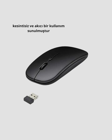 Nevamel Kablosuz Oyuncu Mouse – Anlık DPI Geçişi Gelişmiş Sensör Hassas ve Akıcı Kontrol